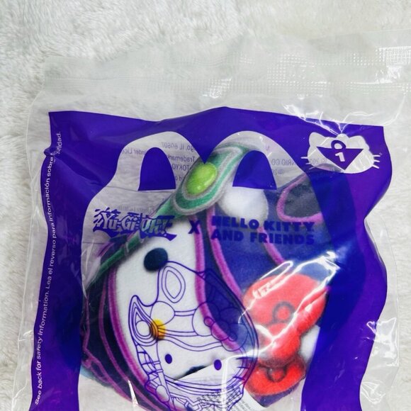 McDonalds Happy Meal Toy Hello Kitty Yu-gi-oh Plush Dark Magician NEW - Picture 3 of 5